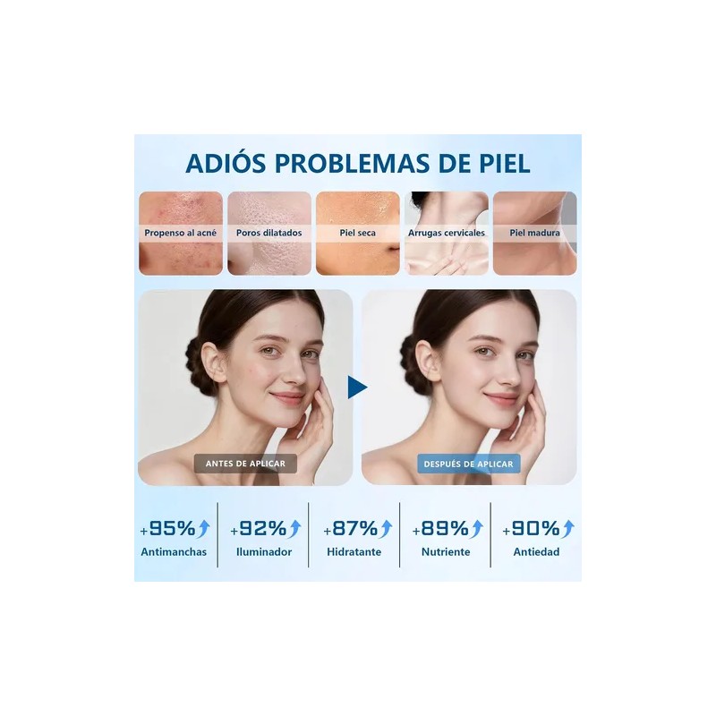 5pc Kit Coreano Weud Para Una Piel Joven, Radiante Y
