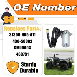 Power Shift Control Motor Compatible with 2000-2006 Honda Rancher TRX350 TRX350FE TRX350TE, Replaces# 31300-HN5-A11, 430-58002, 463731, CMU0003