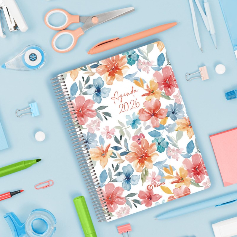 Q Kalon - 2026 Planner - Vertical Week View, A5