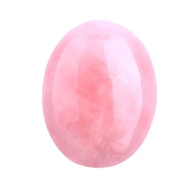 Erliway Natural Rose Quartz Palm Stone Crystal, 2"-2.3" Large Healing Pocket Worry Stone, Polished Crystals and Healing Stones for Anxiety Stress Relief Therapy