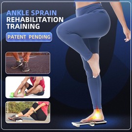 Ankle Foot Strengthener Exerciser for Sprained, Single Leg Balance Board, Posture Corrector, Foot Stretcher for Plantar Fasciitis Relief