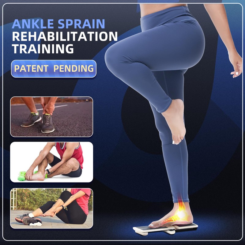 Ankle Foot Strengthener Exerciser for Sprained, Single Leg Balance Board,