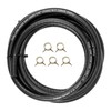 Fuel Line Hose 1/8" ID 20FT With 5PCS Clamps, High