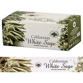 Green Tree Incense California White Sage - Box of 12 Sticks