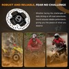 Front/Rear Wheel Hub Bearing Studs Brake Disc Rotor Compatible with