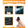 JICOJIN Multifunctional Car Hooks for Headrest, 4PCS Purse Hook for