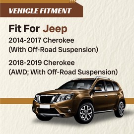 Chassora K750712 K750713 2PC Rear Stabilizer Sway Bar End Link Fit for Jeep 2014 2015 2016 2017 2018 2019 Cherokee