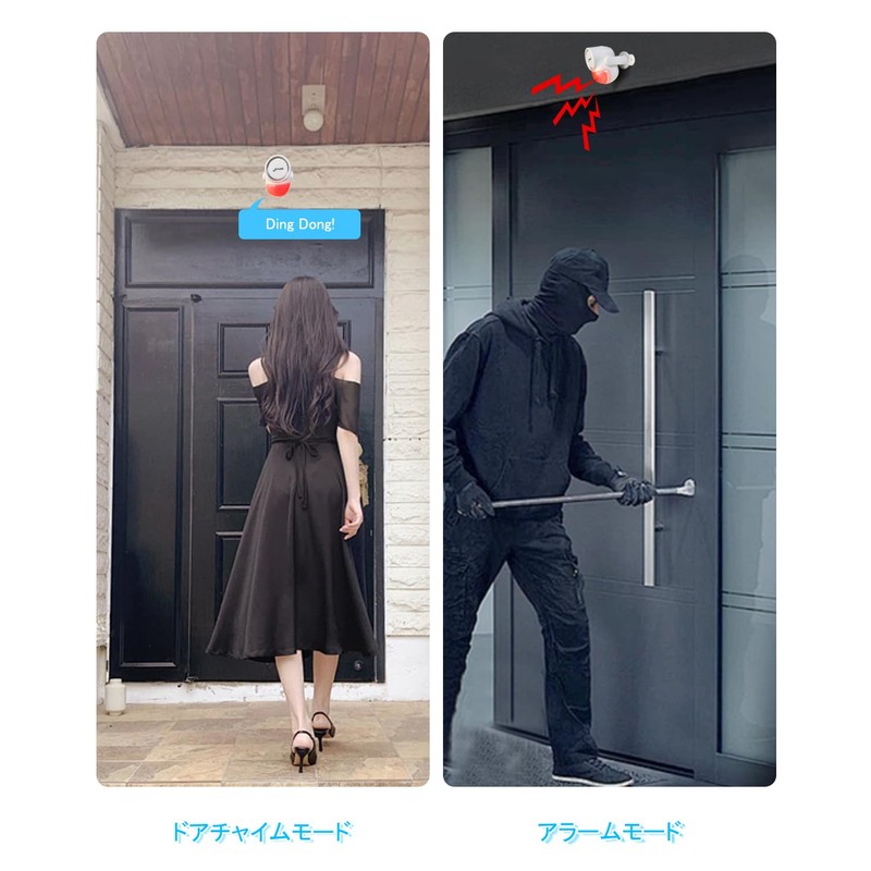 Skiliwah 2024 New Edition Security Alarm, Infrared Security Alarm, Detection