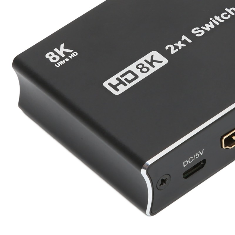 HD Multimedia Interface Switch High Speed 48Gbps 8K 60Hz 2
