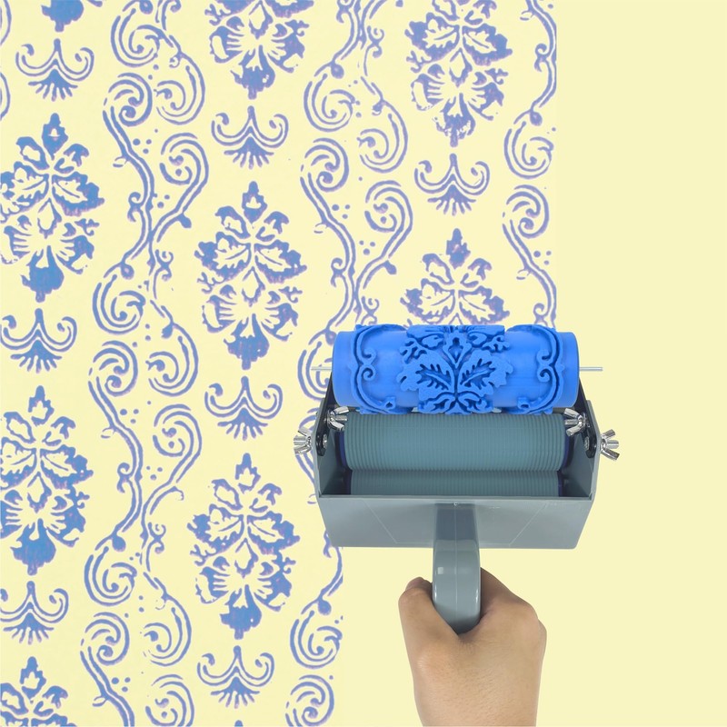 Nichiyo 5'' Decorative Pattern Paint Roller for DIY Wall Decoration