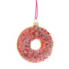 The Bridge Collection Pink Frosted Donut Ornament with Candy Sprinkles