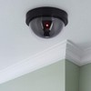 Dome Dummy Surveillance Camera CCTV Simulated Surveillance Camera with Flashing