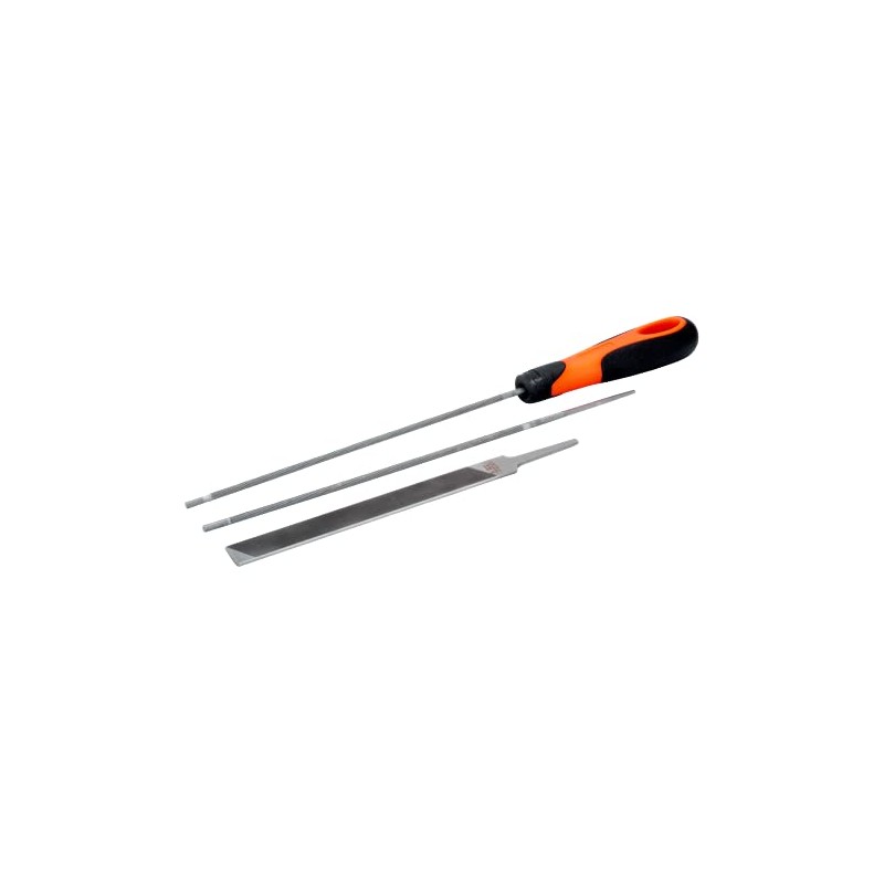 Bahco Ergo Chain Saw File Set 168COMBI5.5