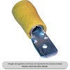 Male Yellow Blade Terminals & Connectors 6.3MM Pack of 50