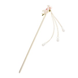 IWOWHERO Elegant Hanfu Hairpin Traditional Chinese Hair Clip Cherry Blossom Style Rabbit Headband Vintage Tassels Hair Stick