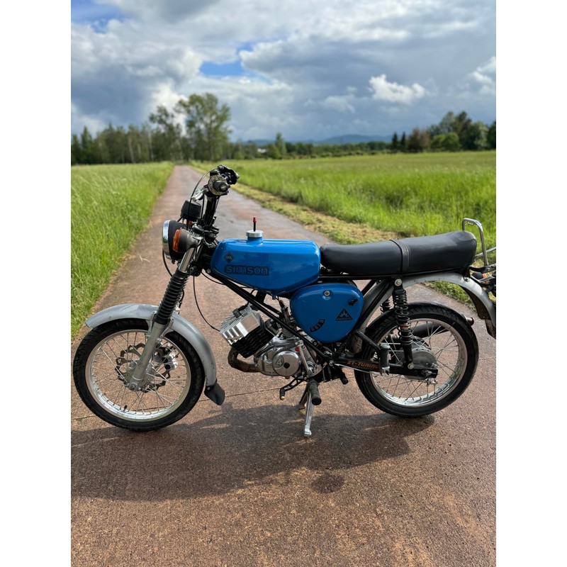 Transparent Simson S51B Sticker IFA Electronic Tank Side Cover Light
