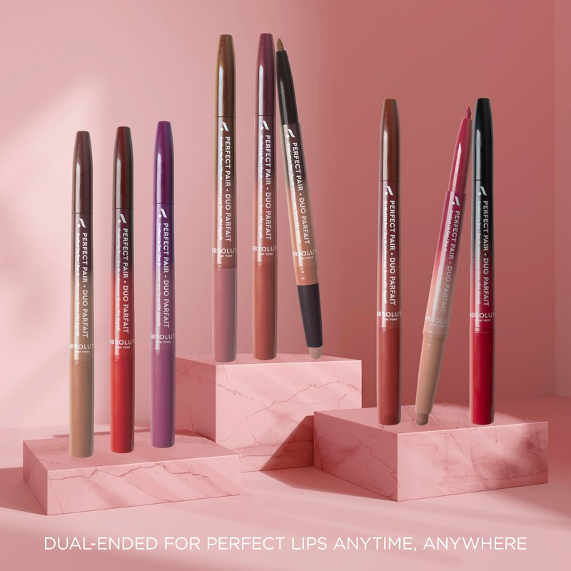 Absolute New York ALD05 Perfect Pair Lip Duo, Fuller and