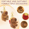 2 Pack Capybara Keychain Plush, Capybara Peluche Cute Key Chain