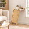Wall Mounted Cat Scratcher with Hammock, 2-in-1 Cat Wall Furniture