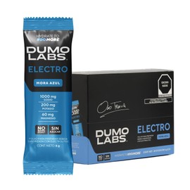 DUMO ELECTRO | Electrolitos Orales en polvo sin azucar | Suplemento Premium para Hidratación con Sodio, Potasio y Magnesio | Electrolitos para Energía, Rendimiento y Recuperación | Mora Azul | 30 Porciones (30 pack, Mora azul)