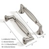 ZAUYX 2 Pack 4 Inch Hole Center Brushed Satin Nickel