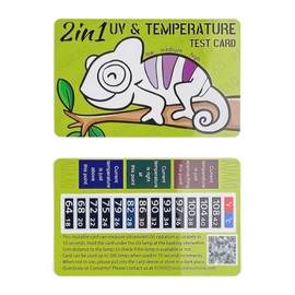 AUAAQ 2-in-1 Reptile UV Light Meter Detector Sensor Tester (3, Green)