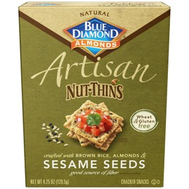 Artisan Nut Thins Sesame Seeds Cracker 4.25 Ounces (Case of 12)12