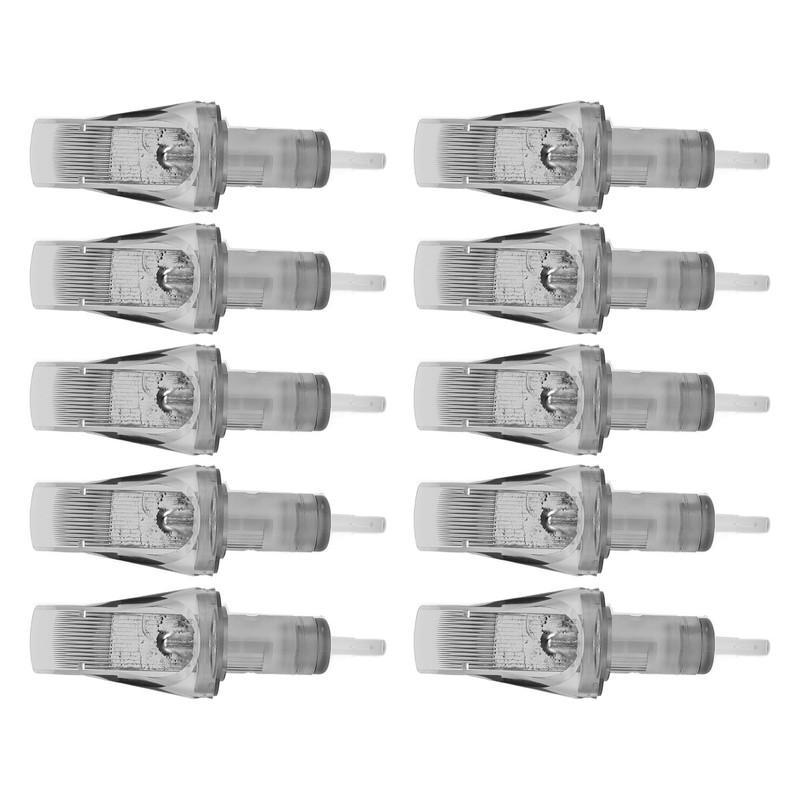 10pcs Shading Cartridge Needle Professional Stainless Steel Disposable Flat Blade