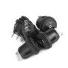 5 Pcs 3 Position On/Off/On Round Toggle Switch Black Boat