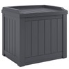Suncast 22-Gallon Outdoor Patio Backyard Deck Box Storage Bench and