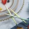 Matt Rainbow Dinner Spoons 6 Piece, 8.1'' Stainless Steel Tablespoons,