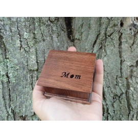 Birthday Gif for Mom, Custom made music box with Mom engraved on top, with your choice of color and song, great gift for Mother's day