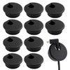 DLPRK Pack of 10 Desk Cable Grommet, Desk Cable Hole