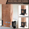 8 Pcs Adjustable Post Base for Wood Fence 4x4, 4x6