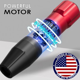 Neebol 2PCS 1600mAh Batteries Tattoo Gun,Wireless Tattoo Kit for Beginners