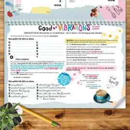 Good Vibrations. The Good Mood Question Game for Pretty Best Friends | Answer Creatively the "52 Good Mood Questions" | Game in Handy Format | Great Gift Idea