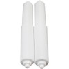 White Adjustable Tissue Box Paper Roll Core Replacement Bathroom Plastic