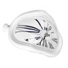 Melting Clock Plastic Retro Decorative Electroplated Metal Paint Desk Table