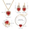 Yifnny Crystal Heart Jewellery Sets, Heart of the Ocean Necklace