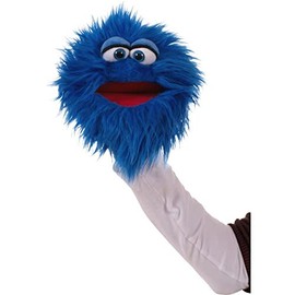 Living Puppets W806 Hand Puppet for Adults and Children, Size: 20 cm, Hand Wash, Blue