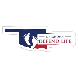 Oklahoma Sticker Pro-Life Sticker