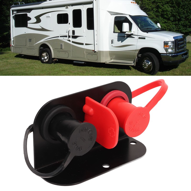 Remote Battery Terminals with Waterproof Caps for UTV ATV Car