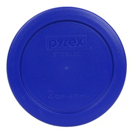 Pyrex 7200-PC 2-Cup Cadet Blue Food Storage Replacement Lid - Made in USA