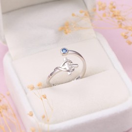 Yearace 925 Sterling Silver Cross Rings Inspirational Jewelry for Women Faith Hope Love Ring Gifts for Daughter Teen Friend Wrap Open Ring Adjustable Size 6