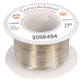 Jameco ValuePro 20 AWG Solid Tinned-Copper Bus Bar Wire 100 Feet