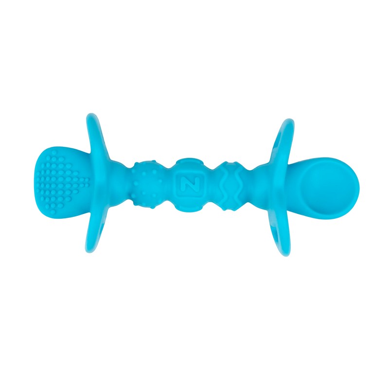 Nuby Dipeez Cucharas/Cucharas de silicona 2 en 1, 2 unidades,