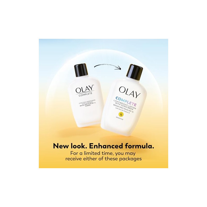 Olay Complete Lotion Moisturizer with SPF 15 Sensitive, 6.0 oz