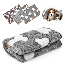 Cokoozoo 6 Stück Hundedecke, Katzendecke, Katzendecken für Indoor-Katzen, 60 x 40 cm, Welpendecke, Katzendecken für Innenkatzen, waschbar, weich, flauschig, Haustierdecken für Katzen, Hunde