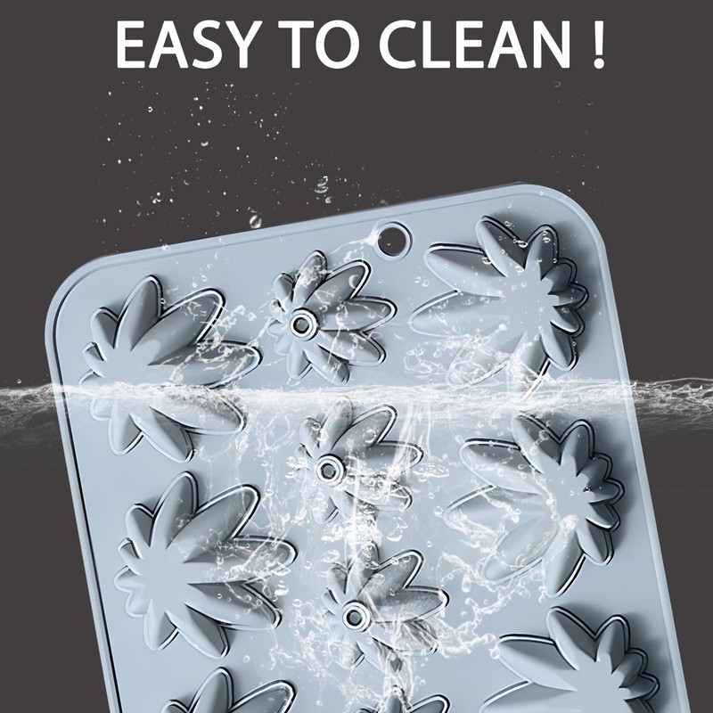 Silicone Maple Tree Leaf Molds, 20-Cavity Fall Weed Leaves Molds