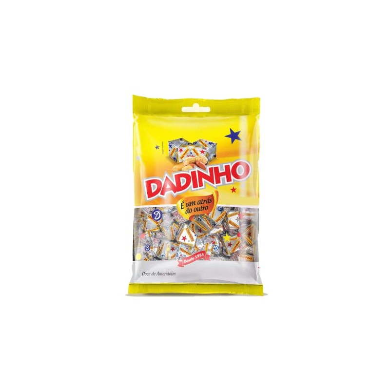 1 Pack Dadinho 600 Grams Doce De Amendoim Peanut Candy